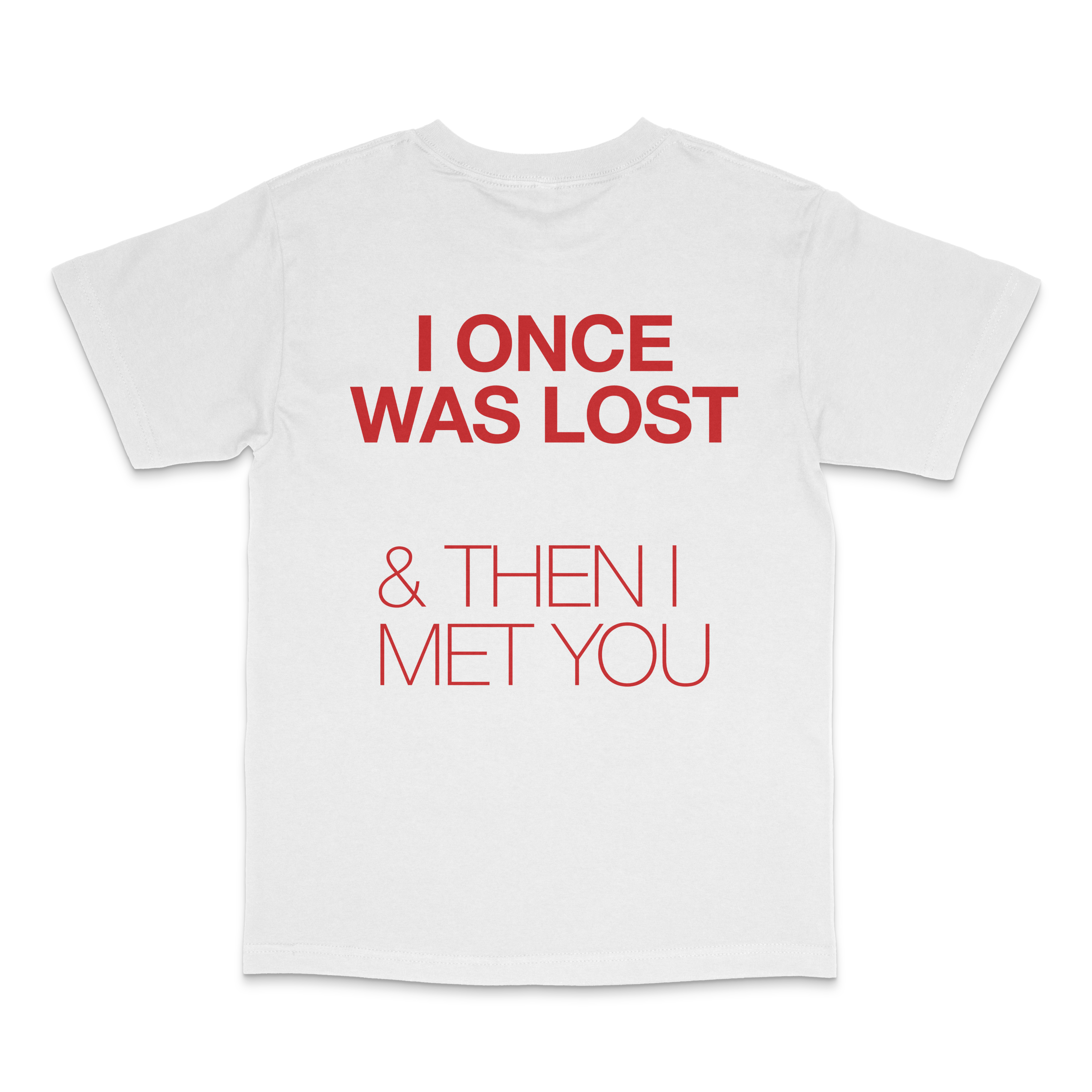 ioncewaslost white tee