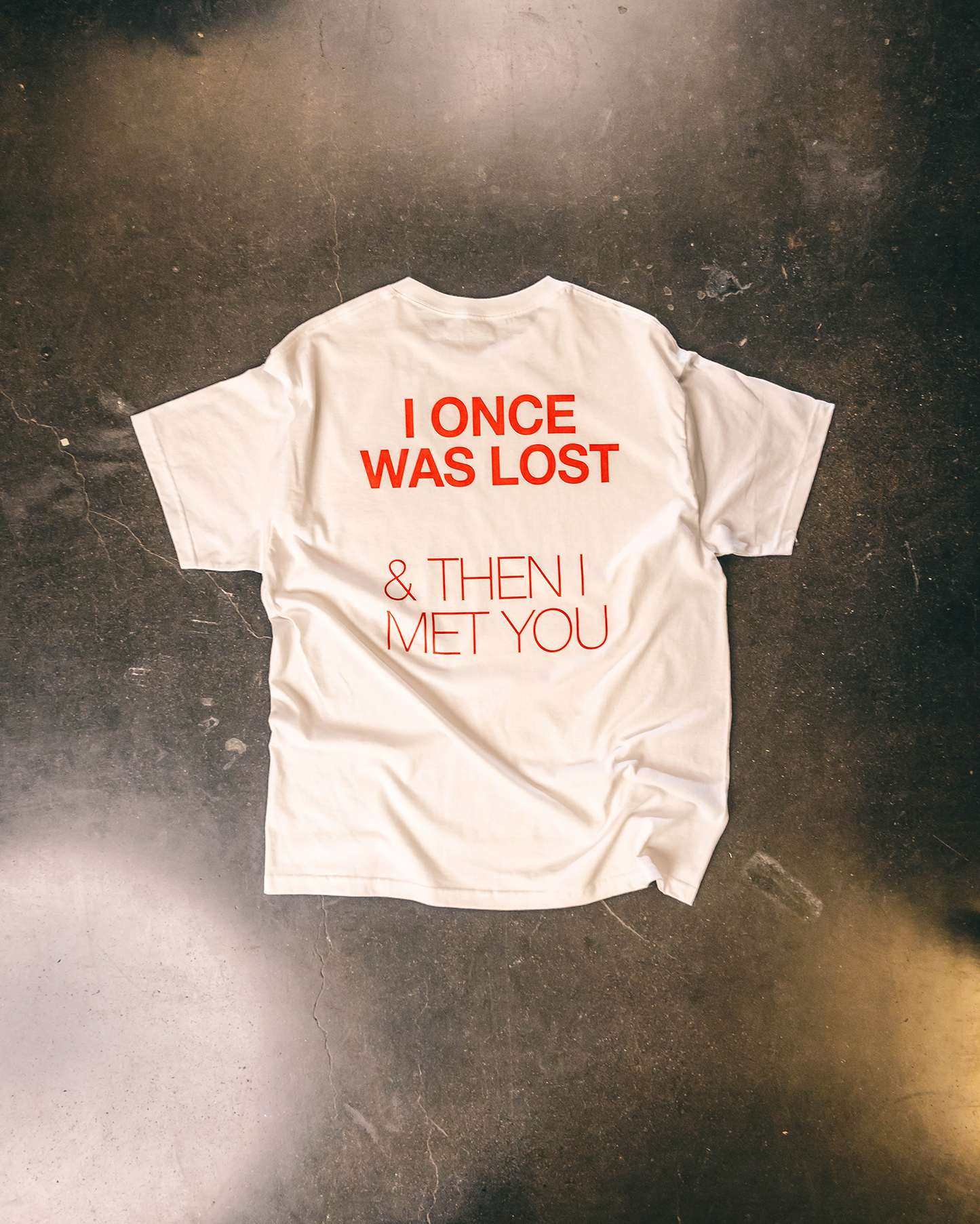 ioncewaslost white tee