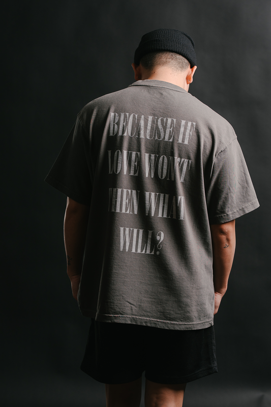 lovewont oversized black tee