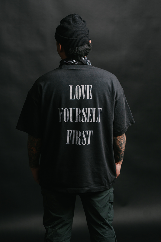 loveyourself oversized storm tee