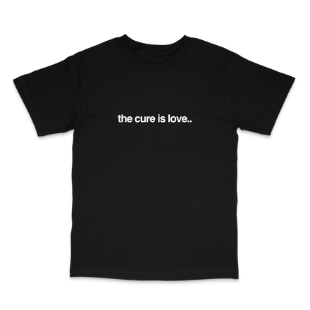 cure black tee