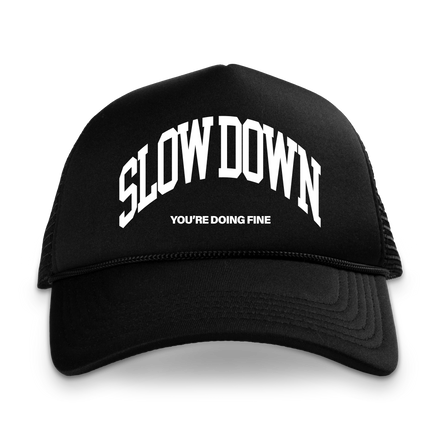 slowdown black trucker