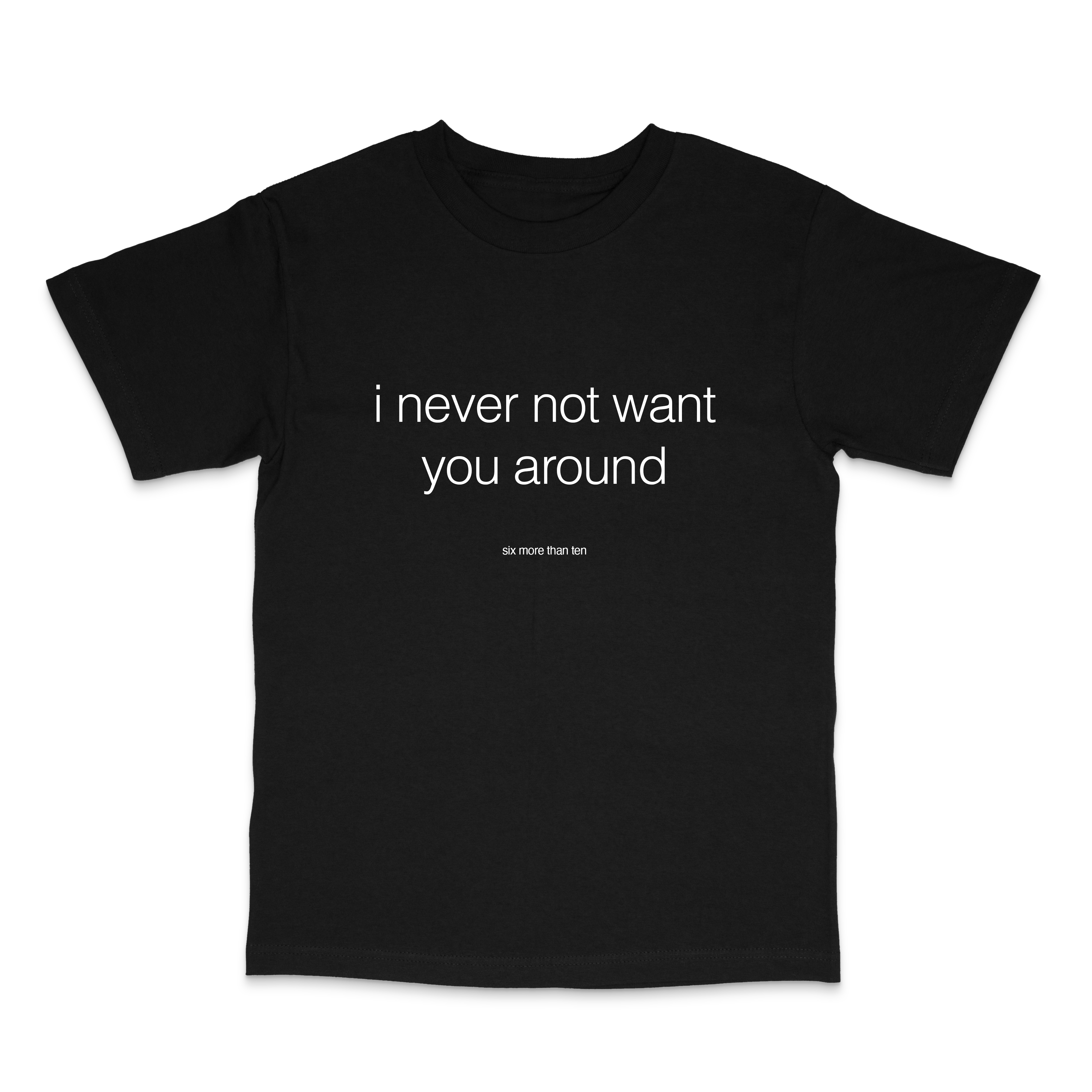 nevernotaround black tee