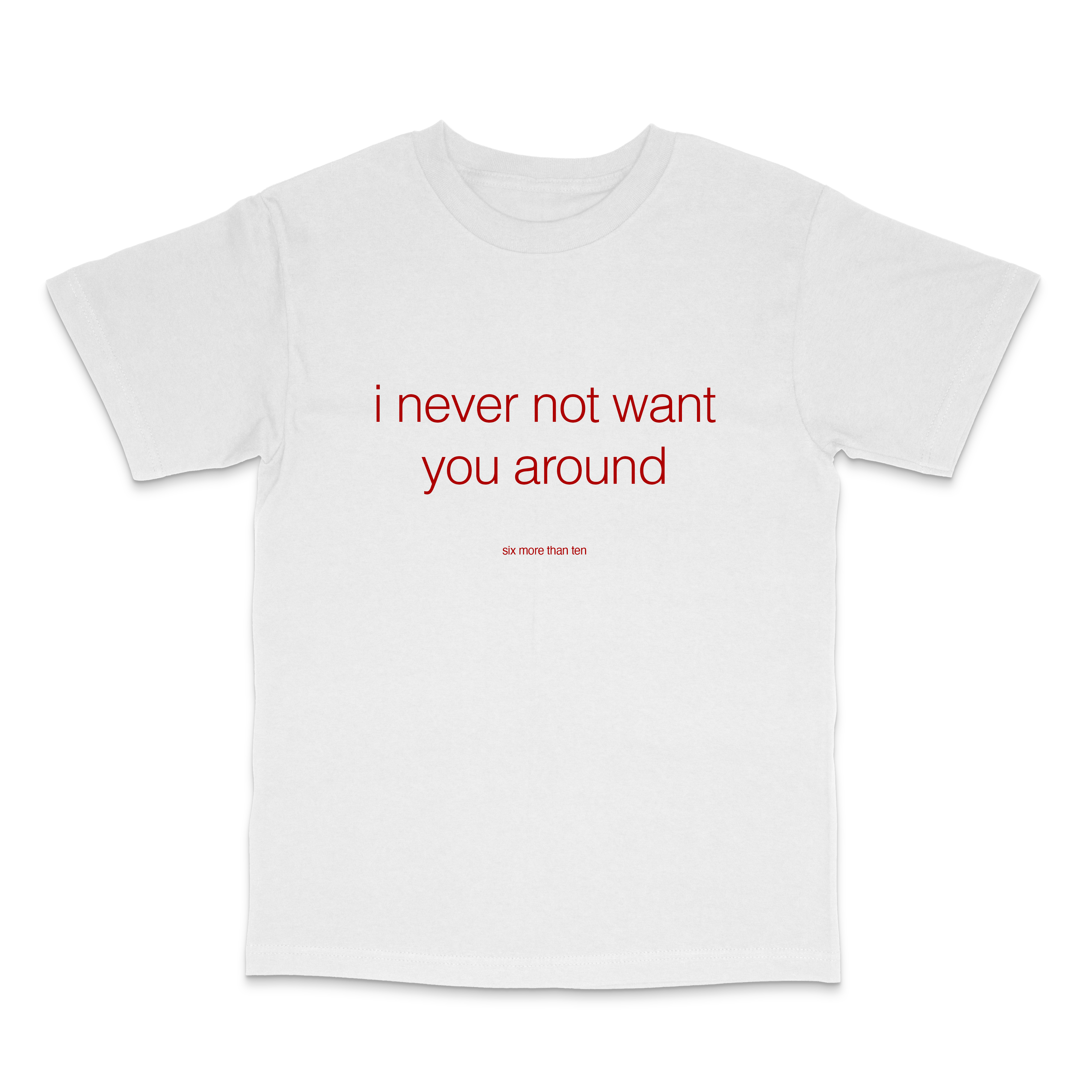 nevernotaround white tee