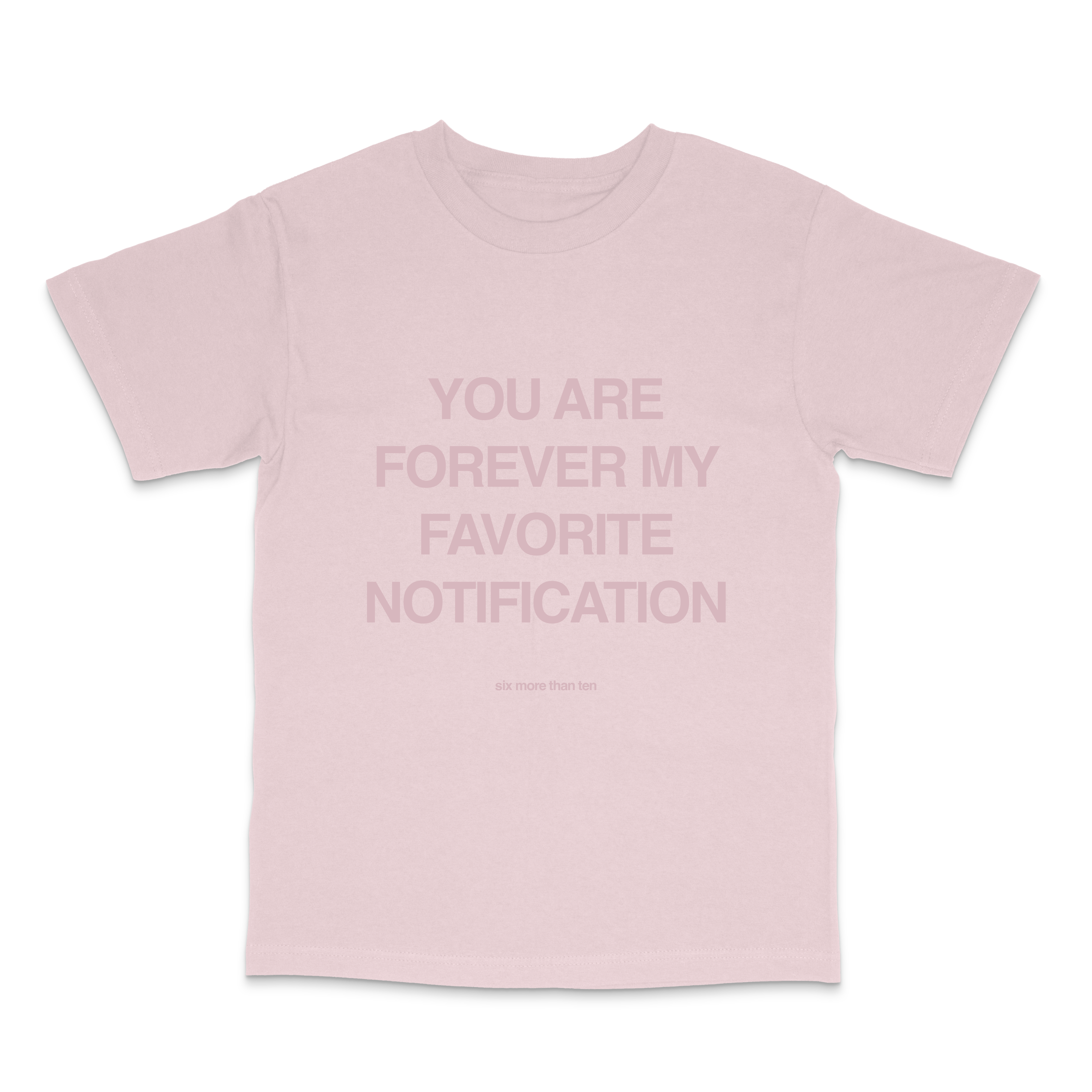 favoritenotification pink tee