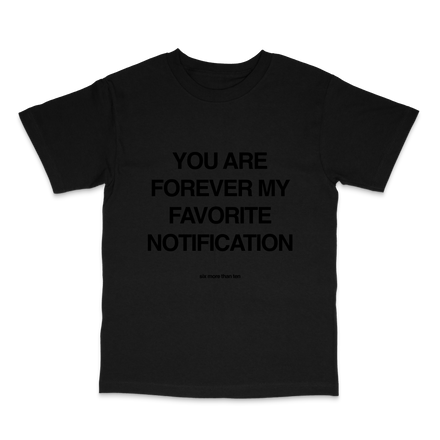 favoritenotification black tee