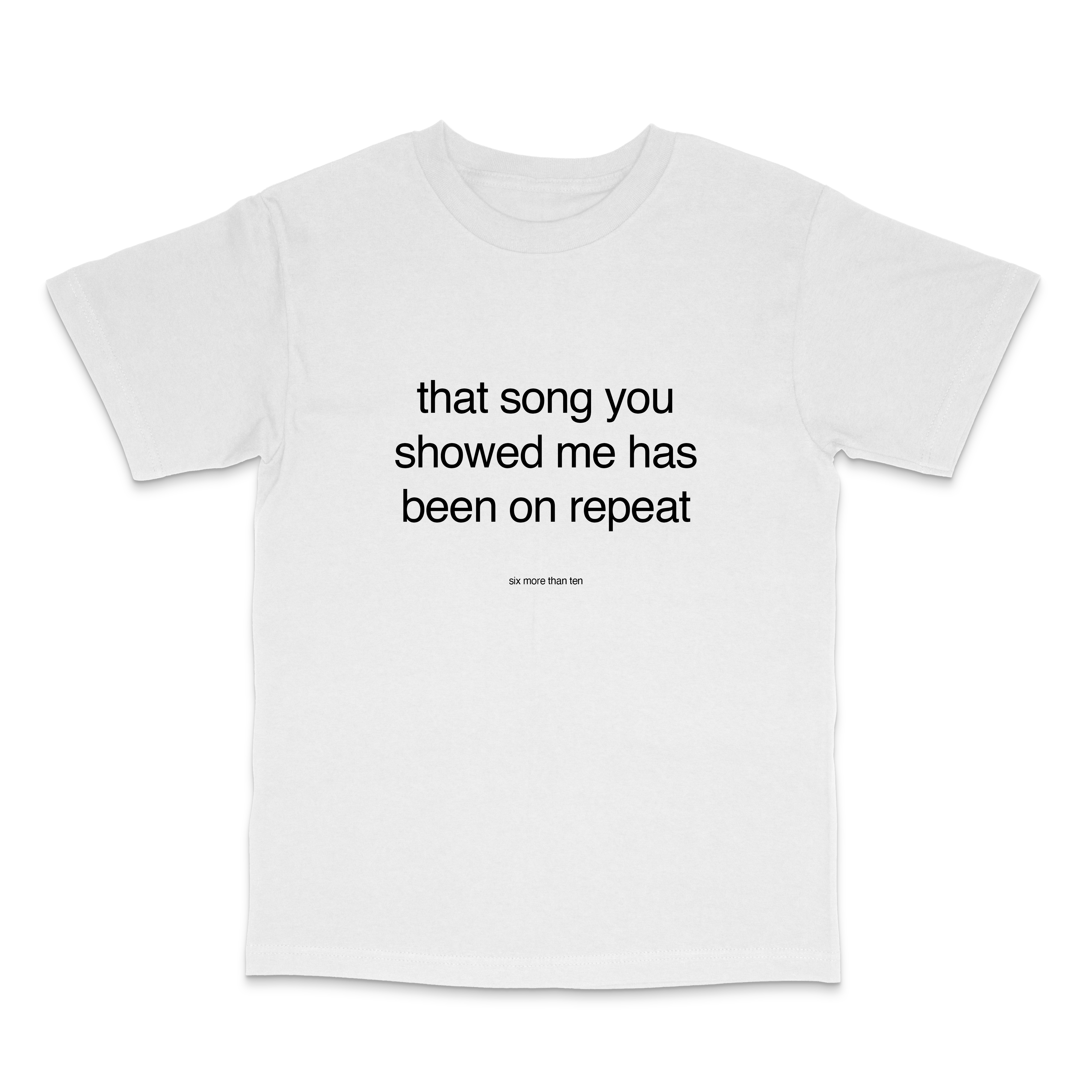 onrepeat white tee