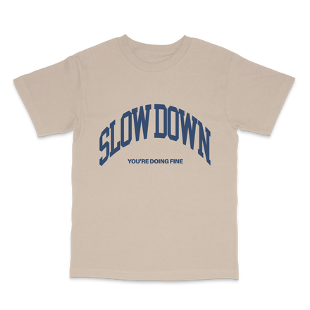 slowdown sand tee