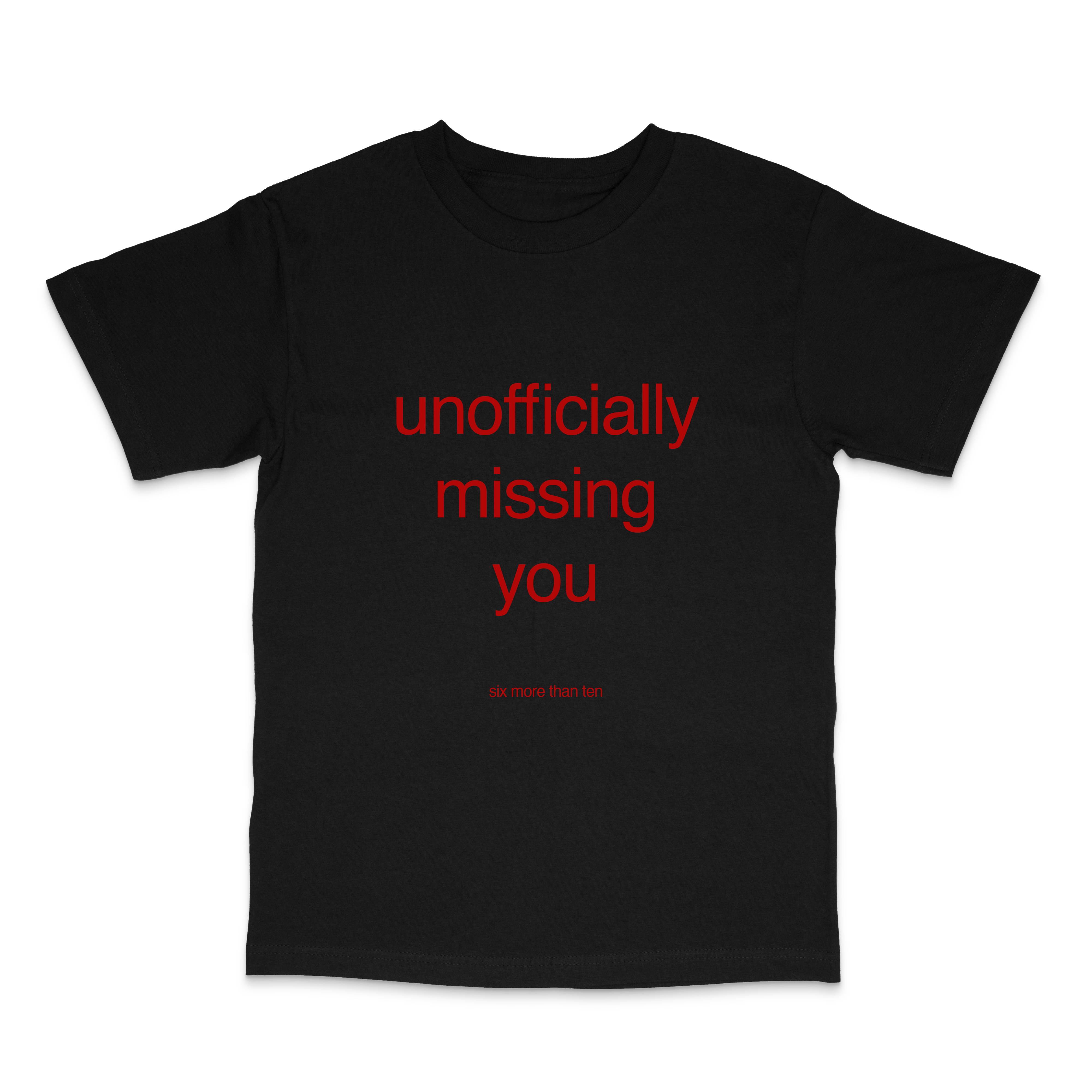 unofficially black tee